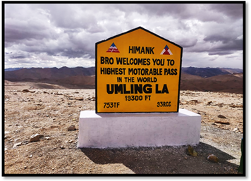 The HIGHEST Road is now in INDIA – 19,300 ft in Ladakh