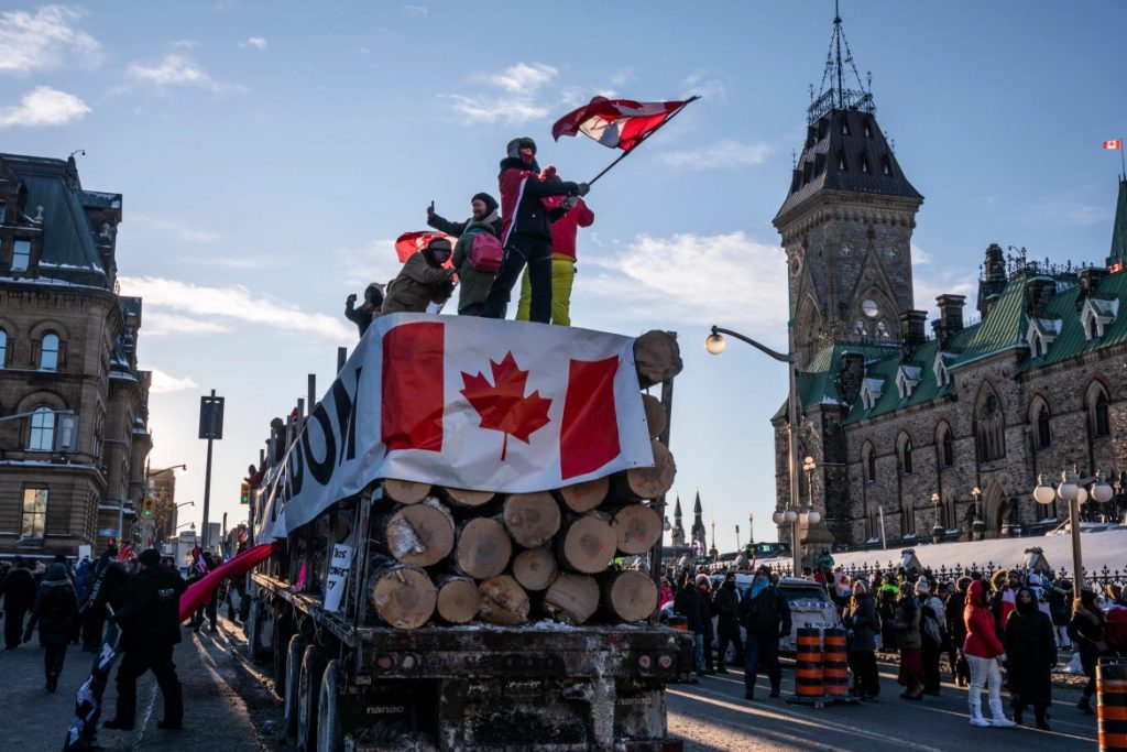 Canadian truckers protests pinching US economy