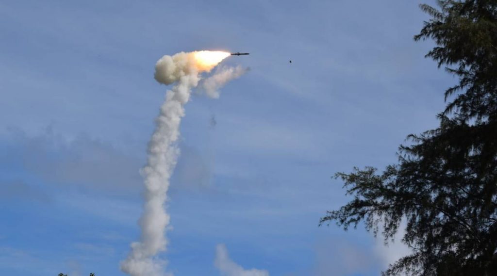 A successful test of Brahmos Missile in Andaman Islands is conducted
