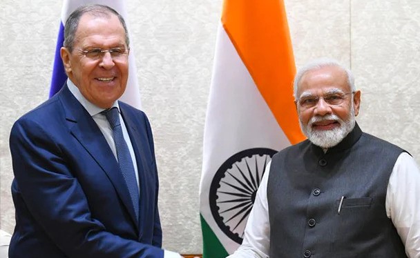 Russian Foreign Minister had a busy day in Delhi