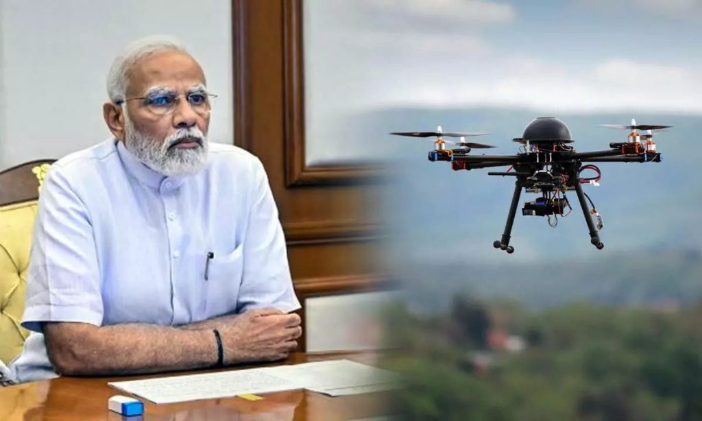 Modi is using Drones to monitor projects across India