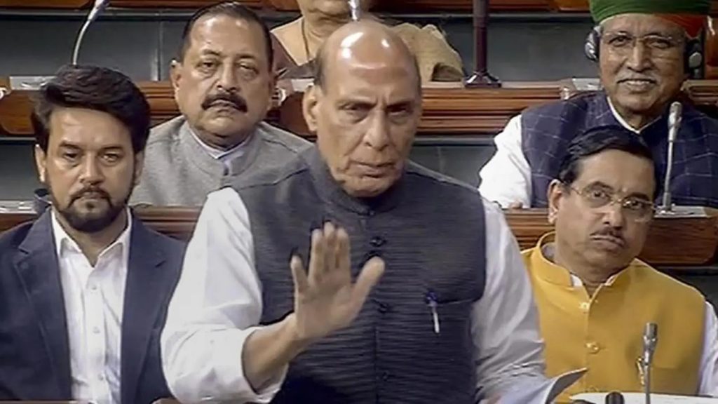 ‘Chinese PLA soldiers were forced to retreat’  – Rajnath Singh