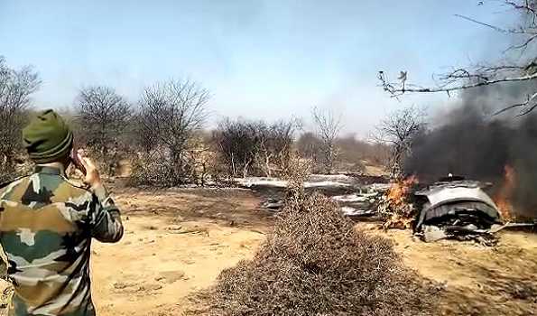 One IAF pilot dies after mid-air crash