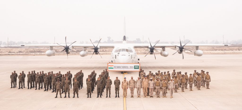 India-Saudia joint military Exercise SADA TANSEEQ begins