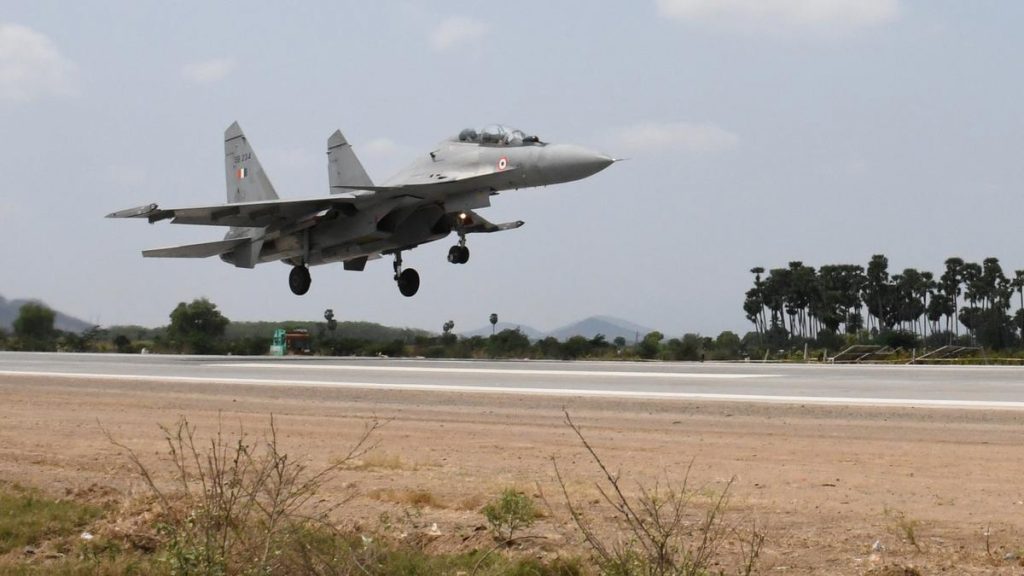 IAF lands fighter jets on NH-16 in Andhra
