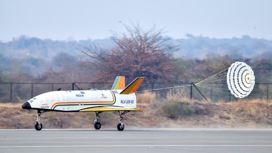 Safe landing by Reusable Launch Vehicle named ‘Pushpak’