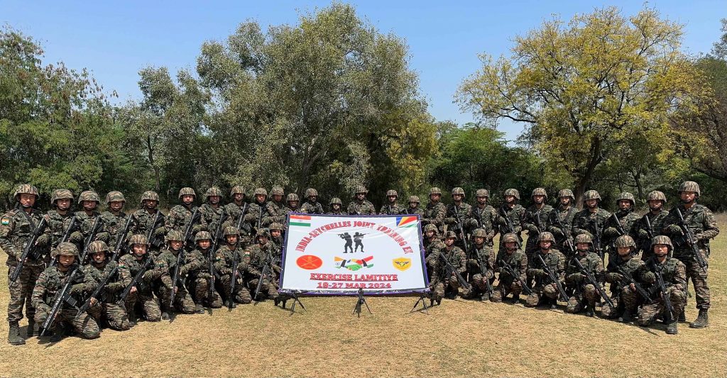 Indian Army troops reach Seychelles for joint mil-exercise